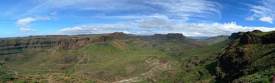 Panorama Mirador Degollada Las Yeguas (Barranco de Fataga) / Quelle: eigene