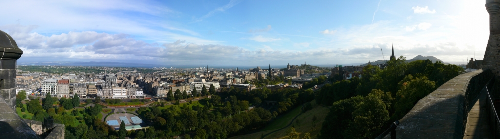 Edinburgh - Panorama vom Castle(1)