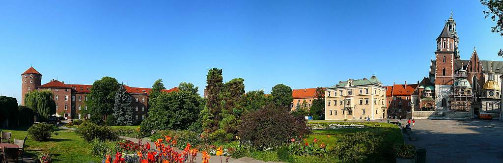 Krakau - Panorama 4 (Auf der Wawel)