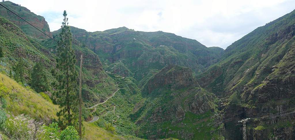 Gran Canaria / Panorama 3 - Ausblick bei El Hornillo