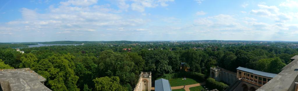 Potsdam / Panorama 1 - Panorama vom Belvedere (Pfingstberg)