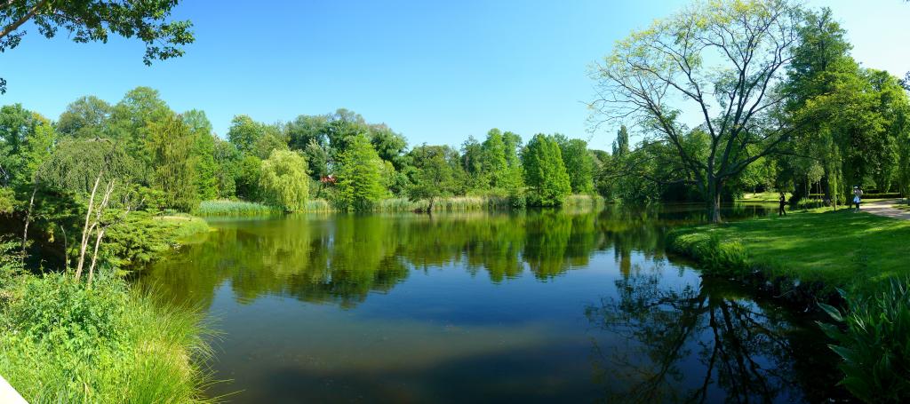 Potsdam / Panorama 1 - Park Sanssouci (See bei den römischen Bädern)